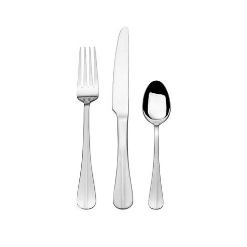 인터네셔널 양식커트러리 3종 세트 6개입, Simplicity, Dinner Fork + Dinner Knife + Teaspoon