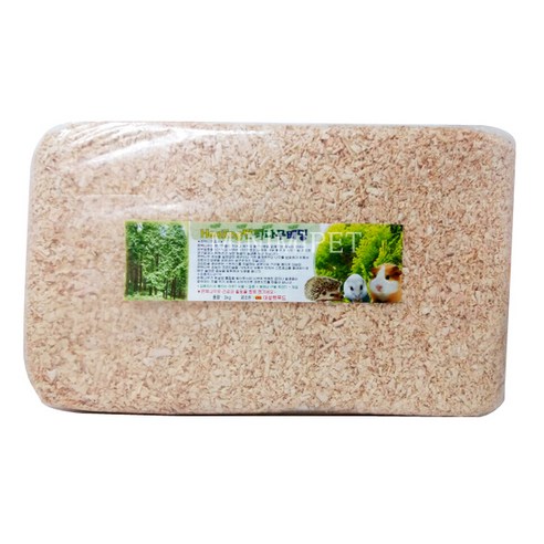 힐링 편백나무베딩 3kg/무료배송/햄스터/고슴도치/새, 1개, 3kg