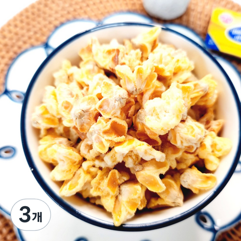 팝꽃 주전부리 스낵 인간사료 바삭허니버터, 2개, 120g