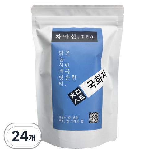 차마신티 국화차 삼각티백 은은한 꽃차, 24개, 500mg, 50개입
