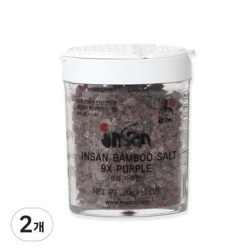 인산죽염 인산 자죽염, 20g, 1개, 2개