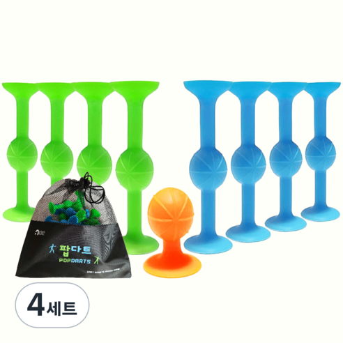 R312 프레쉬윈드 팝다트 다트 스포츠보드게임, 4세트, 베이직팩(1+1)+전용파우치