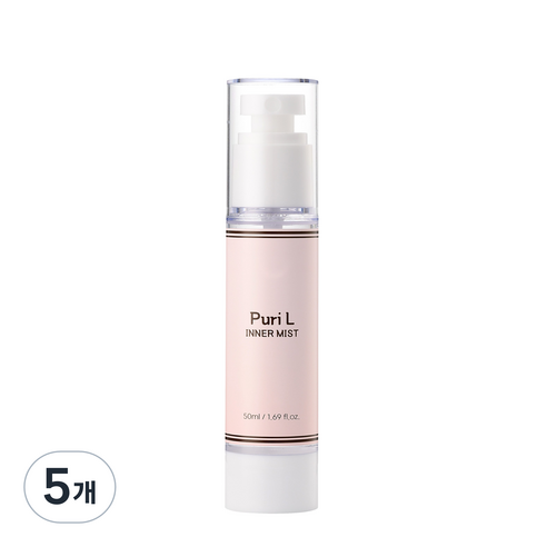 퓨리엘 Y존 여성 청결제 이너 미스트 약국입점, 50ml, 5개