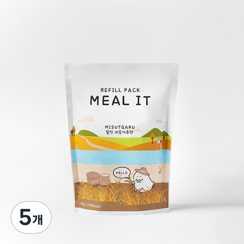 밀잇 식사대용 단백질 쉐이크 미숫가루맛 리필팩, 5개, 500g