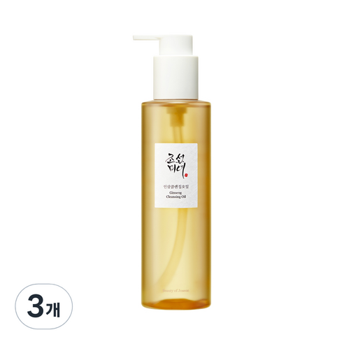 조선미녀 인삼 클렌징오일, 210ml, 3개