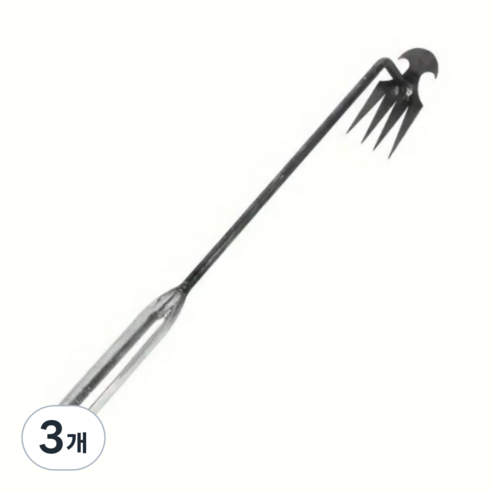 오브젝티브 잡초 풀 쏙쏙 뽑는 호미, 3개, 고탄소강 30cm