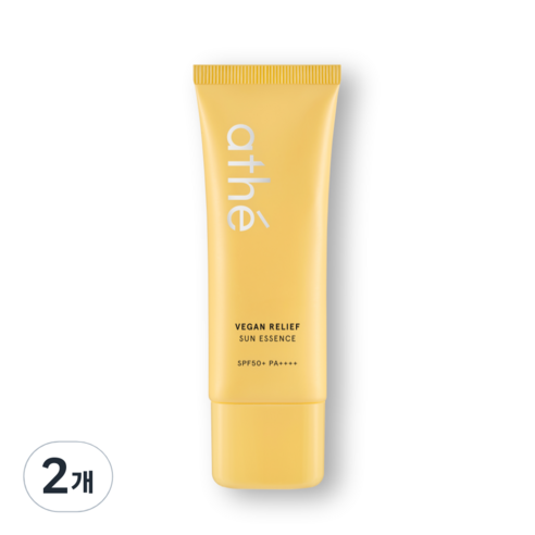 아떼 비건 릴리프 선 에센스 SPF+ PA++++, 40ml, 2개
