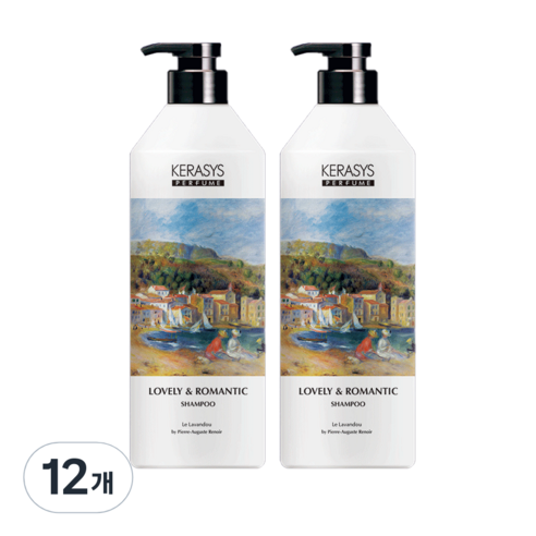 케라시스 러블리 앤 로맨틱 퍼퓸샴푸 로맨틱향, 500ml, 12개
