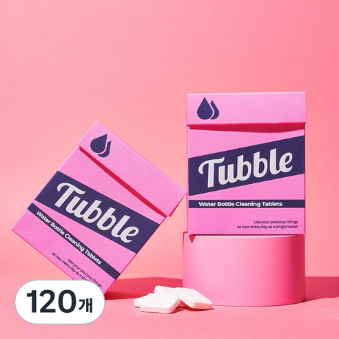 터블 텀블러 세정제 대용량 본품, 120개, 8g