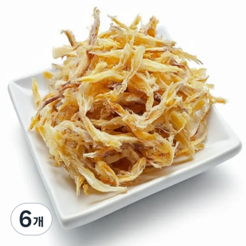 명식품본사 북어채 [소포장], 60g, 6개