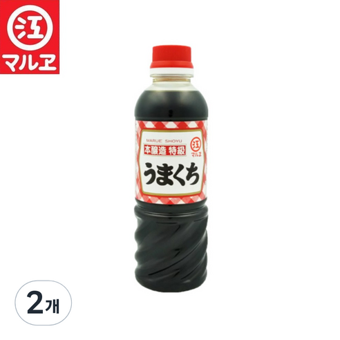 마루에 규슈 단맛 특급 우마구치 양조간장, 2개, 420ml