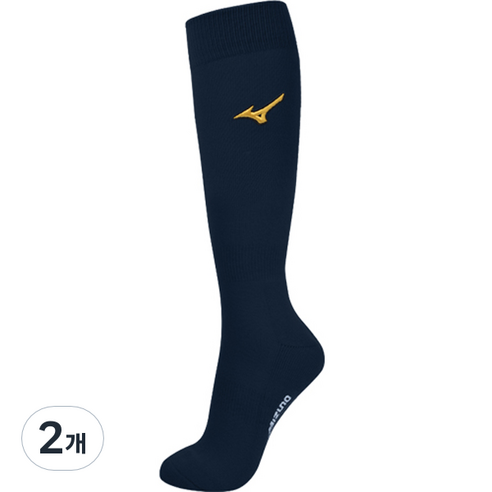미즈노 야구양말 12YX1U2114 남색, 2개