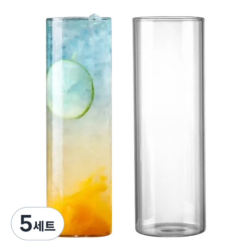 아케이바이 슬림 하이볼 글라스 2개입, 5세트