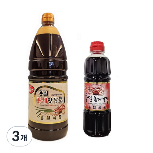 홍일 홍게맛장 만능진국 + 맛장500, 3개, 1800ml