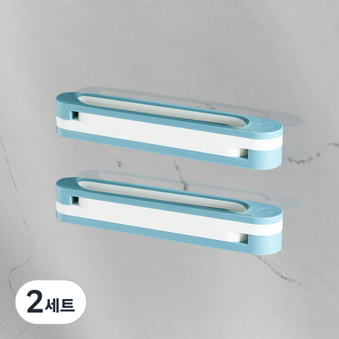 레디박스 강력접착 욕실현관 슬리퍼실내화 물빠짐 거치대 2개, 2세트, 블루