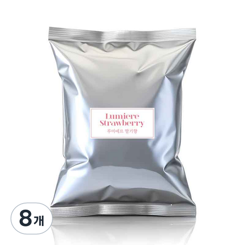 파베글라스 루미에르 컴파운드 코인 코팅 딸기초콜릿, 1kg, 8개
