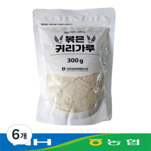 농협 국산 100% 볶은귀리가루 강원도 인제 최신상품, 6개, 300g