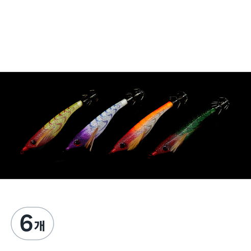 고잉 슬림슷테 야광 플로팅타입, 06 레드그린, 6개, 7g
