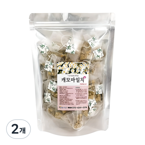 해남농수산 캐모마일 차 티백, 100g, 100개입, 2개