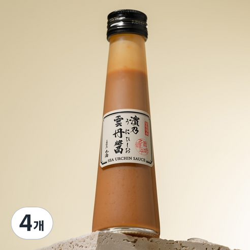마루카이 우니히시오 우니 간장 성게 운탄 쇼유 110g, 110g, 4개