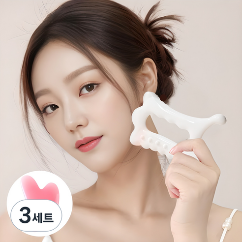 [여신괄사] V라인 페이스 바디 2개세트 경락 괄사, 3세트