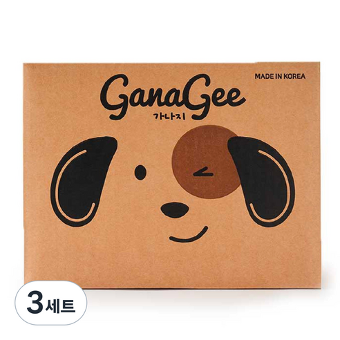 가나지 국산 패션 강아지기저귀 남아용 매너벨트, 소형, 3세트, 60개입