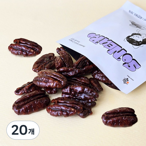 수미향 소느로 바삭달콤 명품견과 피칸정과 답례품 10팩, 20개, 30g