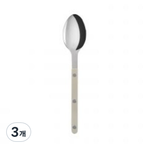 사브르 비스트로 샤이니 식기 커트러리 디너스푼, 카키, 3개