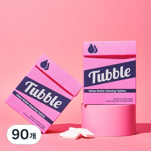 터블 텀블러 세정제 대용량 본품, 90개, 8g