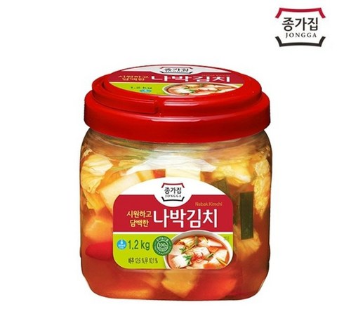 종가집 나박김치 맛 이미지