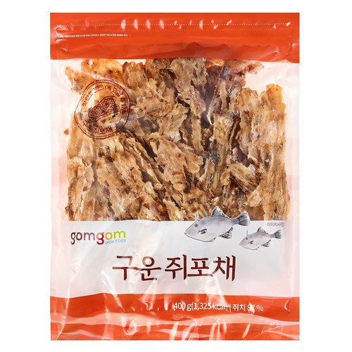 곰곰 구운 쥐포채, 400g, 1개