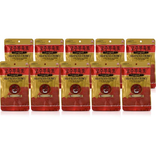 코주부 오리지널 육포, 30g, 10개