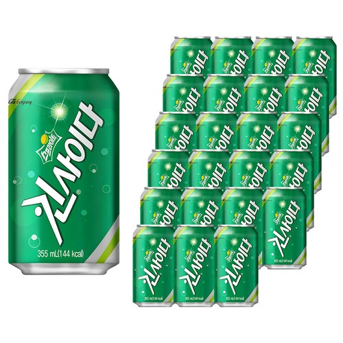 스프라이트 킨사이다, 355ml, 24개