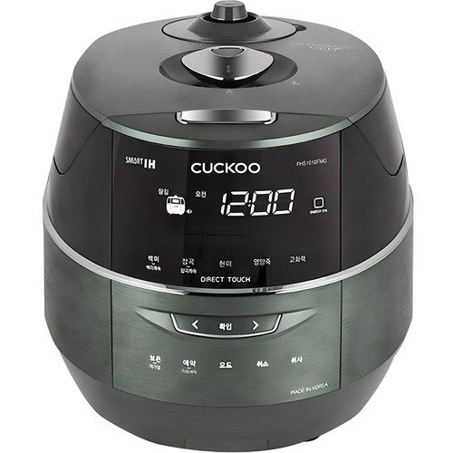 쿠쿠 IH 전기압력밥솥 10인용, CRP-FHS1010FMG, 메탈릭 그린