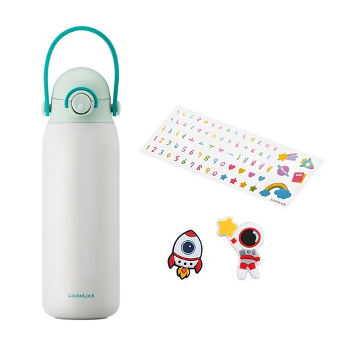 락앤락 키즈스트랩 텀블러, 민트, 500ml, 1개