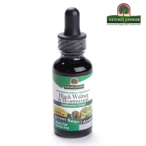 네이쳐스앤서 블랙 월넛 & 웜우드 2000mg 리퀴드 글루텐 프리, 1개, 30ml