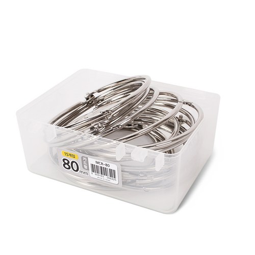 마그피아 카드링 80mm 15개입, 1개