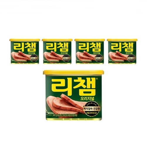 리챔 오리지널 햄통조림 340g 4개 – 맛있게 즐기는 담백한 햄, 더 맛있어진 리챔으로 더욱 즐거워져요!
