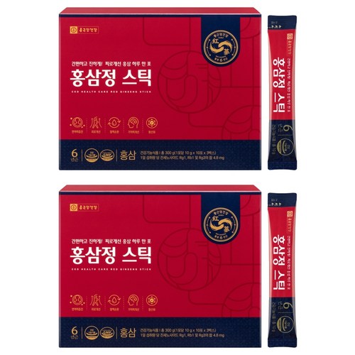 종근당건강 홍삼정 스틱 30p, 300g, 2개
