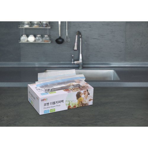 그린비닐 생활 지퍼백 9 x 12 cm, 100개입, 2개 2