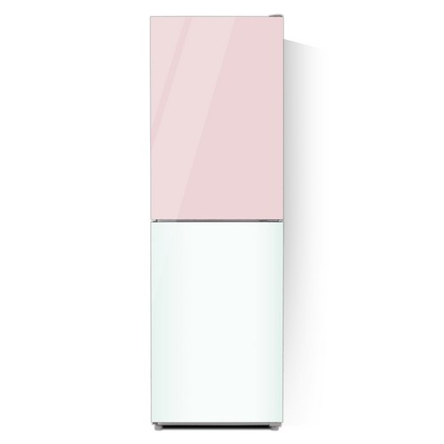 하이얼 글램 글라스 냉장고 핑크 + 민트화이트 HRP257MDPW