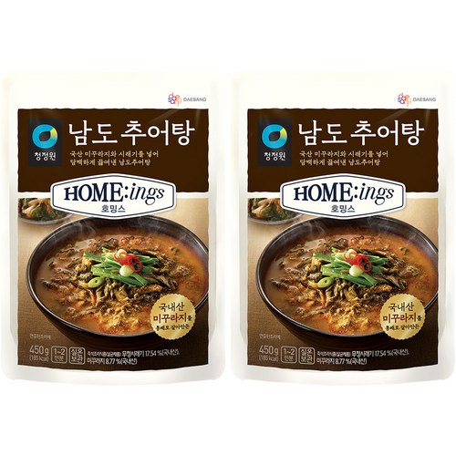 청정원 호밍스 남도추어탕, 450g, 2개