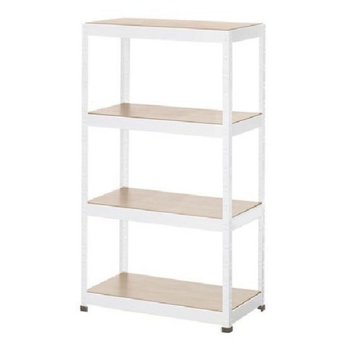 레마하우스 슈랙 수납선반 4단 1200 x 300 x 1200 mm, 화이트