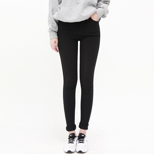 가비진 여성용 밴딩 스판 라인 팬츠 8800