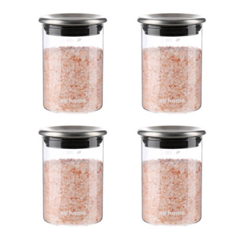 소홈 원터치 내열유리 양념병 200ml x 4p, 1개