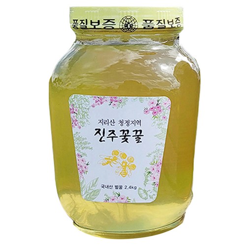 지리산 청정지역 진주꽃꿀 아카시아, 2.4kg, 1개