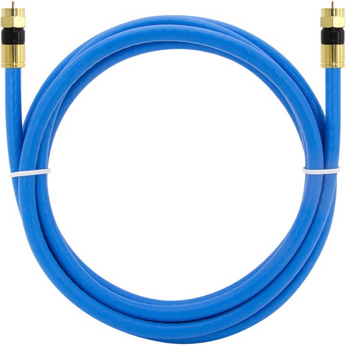 솔탑 국산 골드 RF 안테나 블루 TV 동축 수제작 케이블 30M, SOLTOP-528, 1개