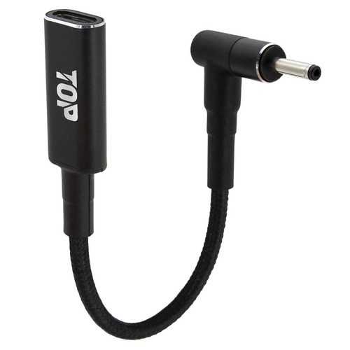 에이치디탑 C타입 to DC PD100W 노트북 충전 케이블 15cm x 3mm x 1mm, 1개, HT-CL038