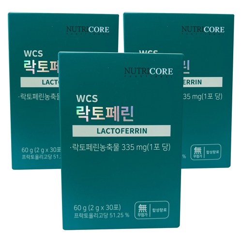 뉴트리코어 WCS 락토페린 30p