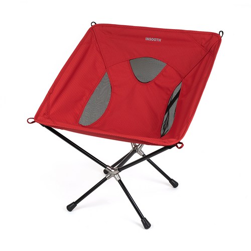 인수스 경량 캠핑 백패킹 체어 CL-L, 레드, 1개